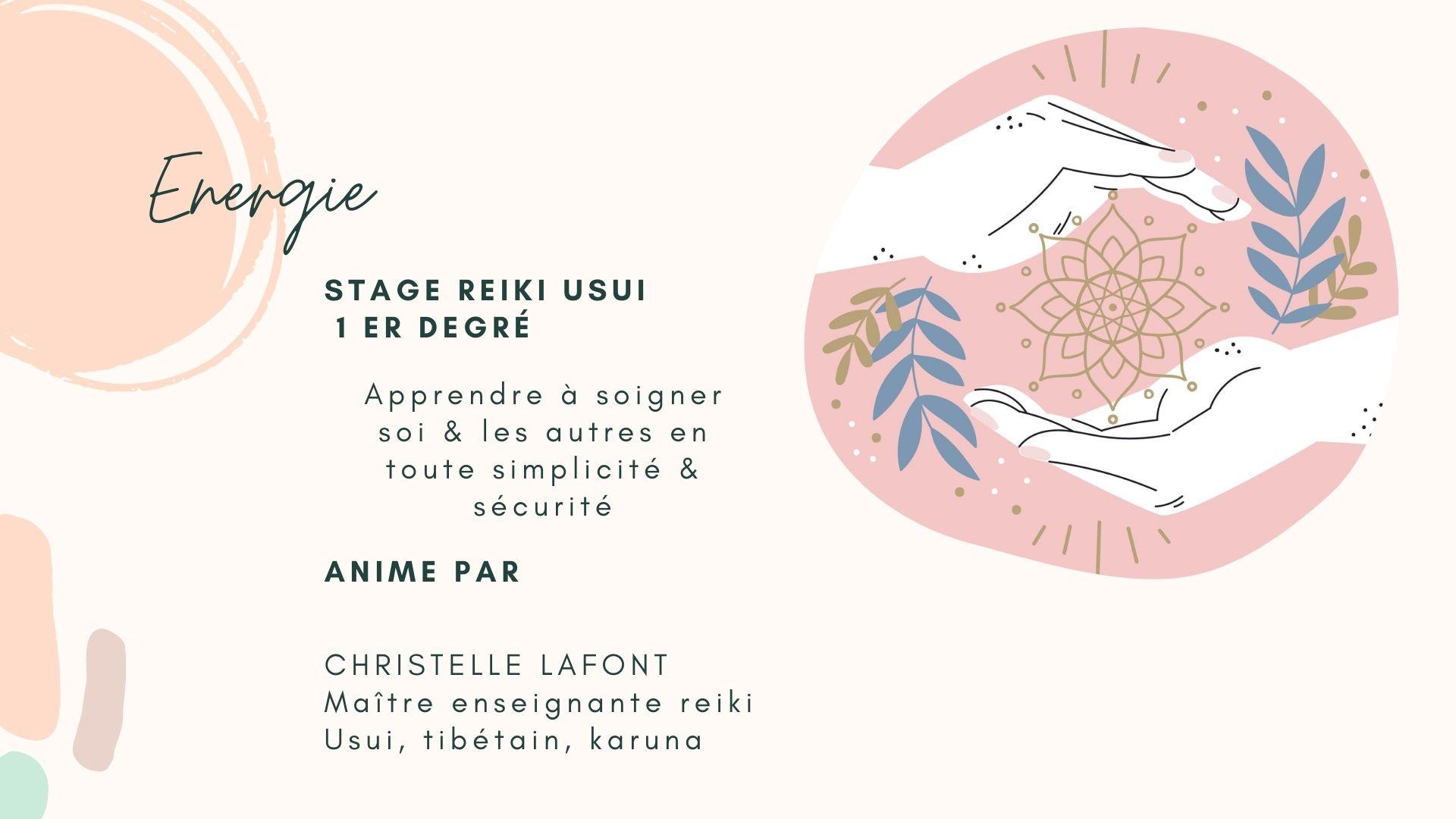 Stage reiki 1er degre