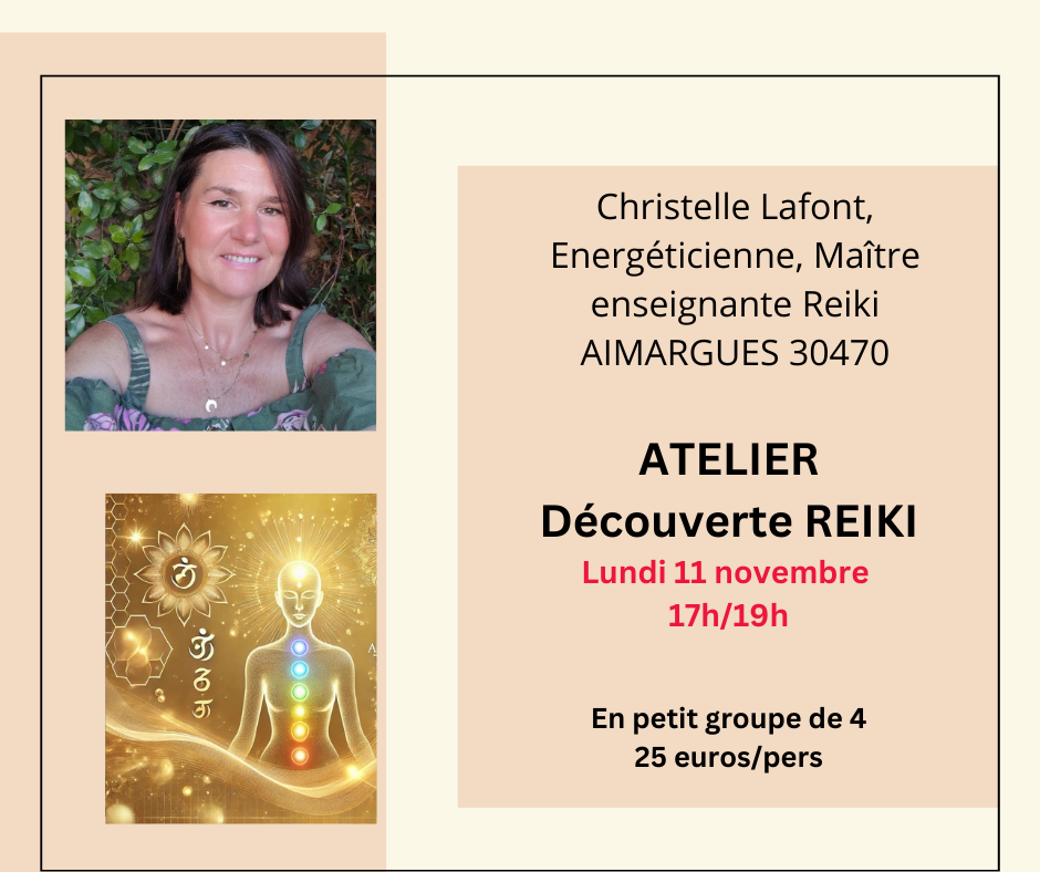 Stage reiki aimargues gard